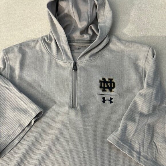 NWOT Under Armour 3/4 Zip Short Sleeve Hoodie - Picture 1 of 1